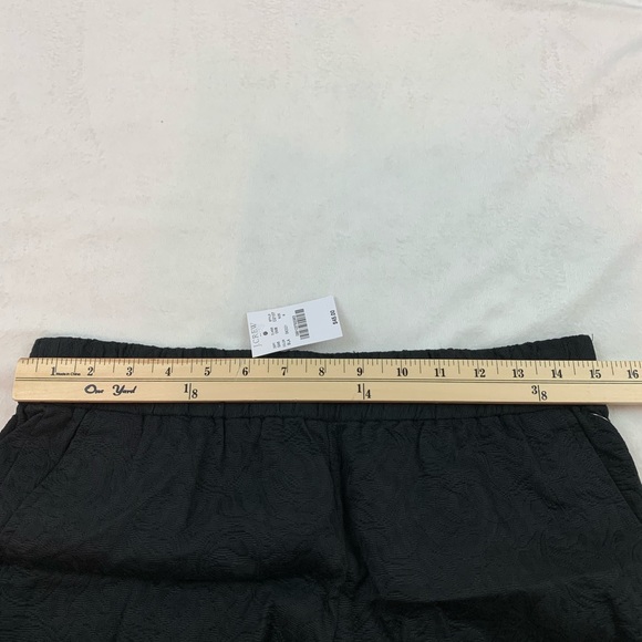 J crew 3 inch Floral Jacquard Pull On Shorts black - Picture 14 of 14